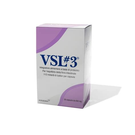 Vsl3 Integratore Alimentare Probiotico 20 Capsule.